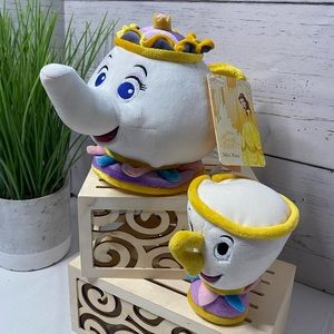 Disney Plush Mrs. Potts and Chip
